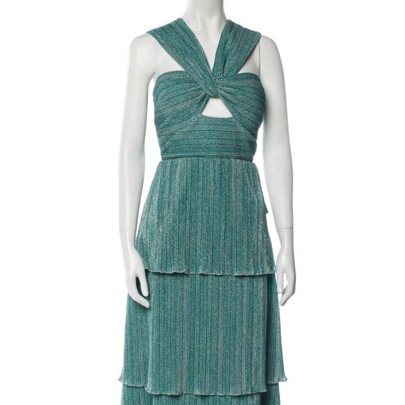 Saylor Striped Long Dress - Picture 1 of 4